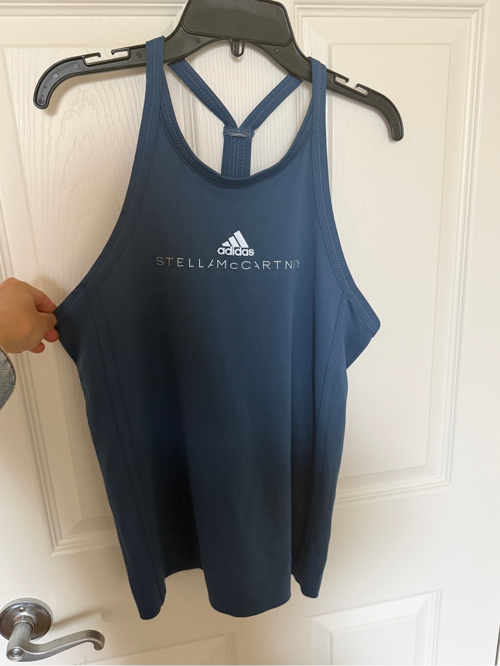 Adidas by Stella McCartney Navy Blue Performance Tank Top
